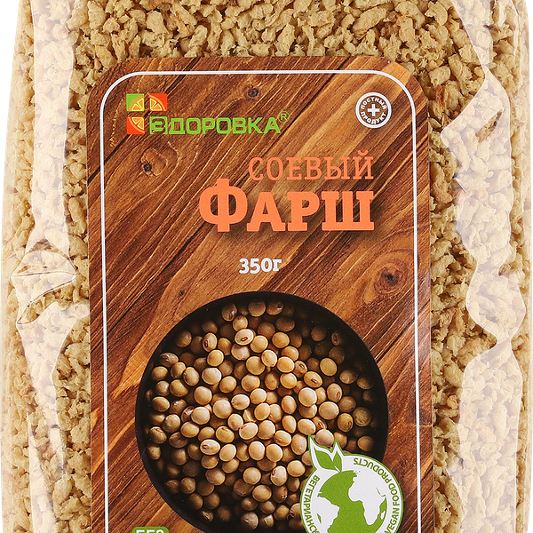 Мясо соевое ЗДОРОВКА фарш, 350г