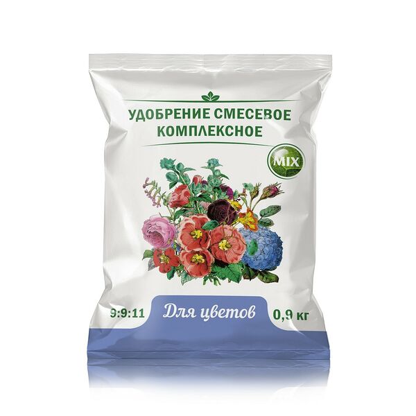 Удобрение комплексное специализированное Цветочное, 0,9 кг