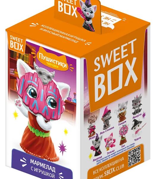 Мармелад Конфитрейд Sweet Box Пушистики котята в ассортименте 10г