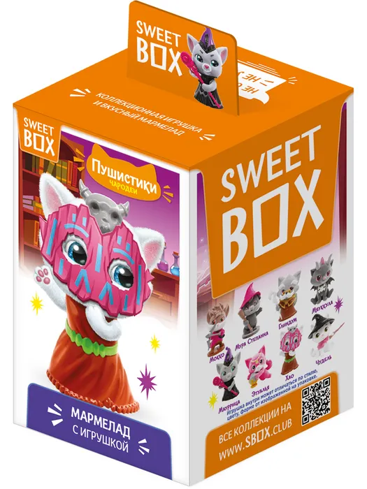 

Мармелад Конфитрейд Sweet Box Пушистики котята в ассортименте 10 г