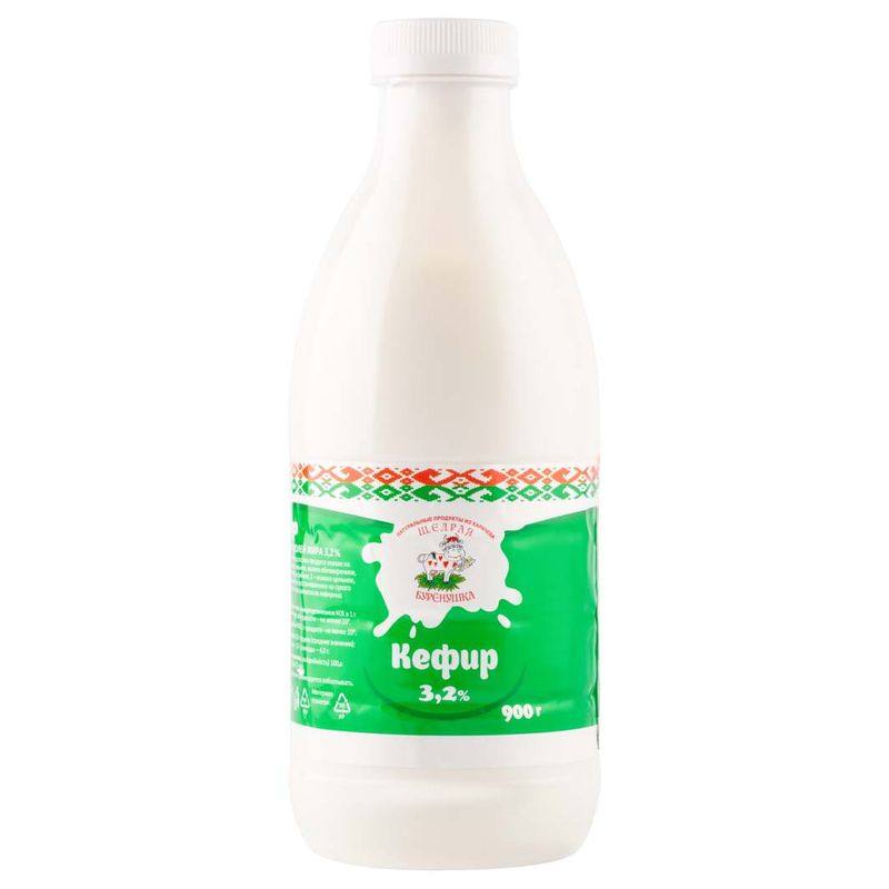 

Кефир Щедрая бурёнушка 3.2% БЗМЖ 900 г