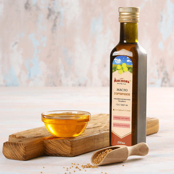 Масло горчичное холодного отжима нерафинированное МясновЪ Буфет