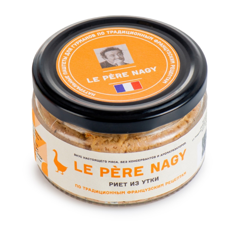 

Риет из утки, Le Pere Nagy 180г, Россия