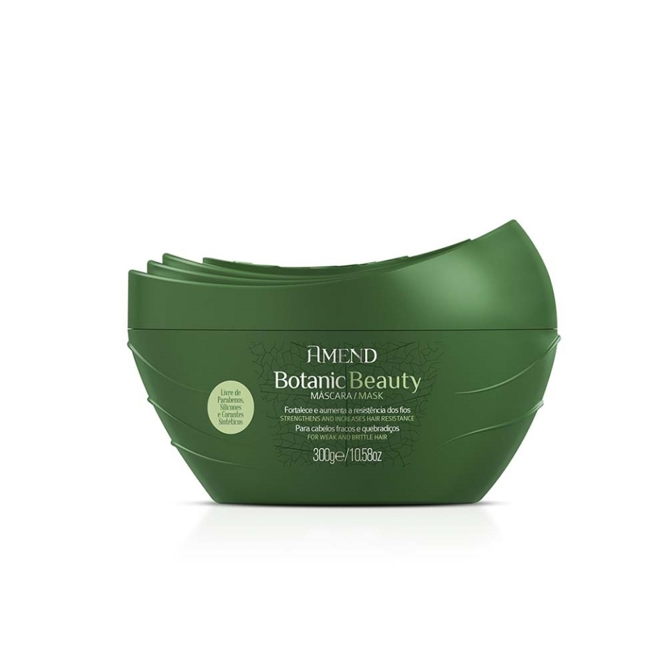 

Маска Botanic Beauty органическая для активного укрепления волос с экстрактами розмарина и имбиря, Amend, 300 г