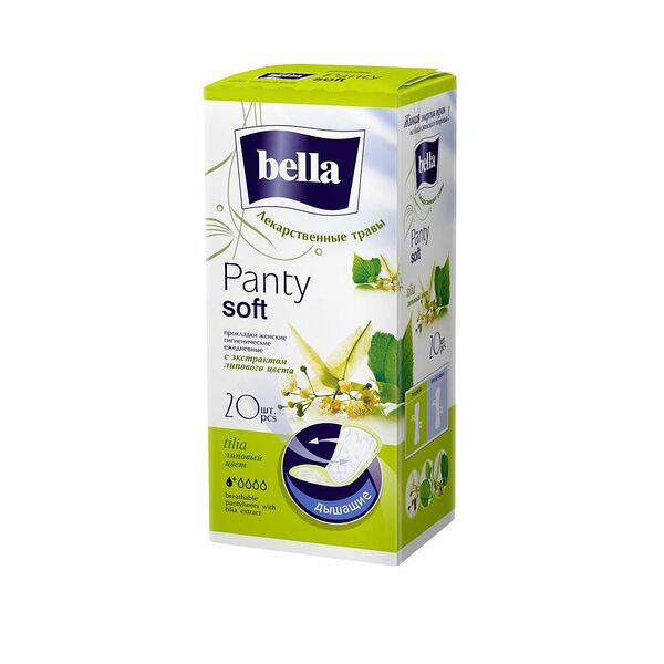 Прокладки ежедневные Bella Panty Soft Tilia Лекарственные травы 20 штук
