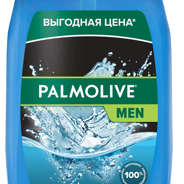 Гель для душа мужской Palmolive Men Спорт Восстанавливающий 3 в 1