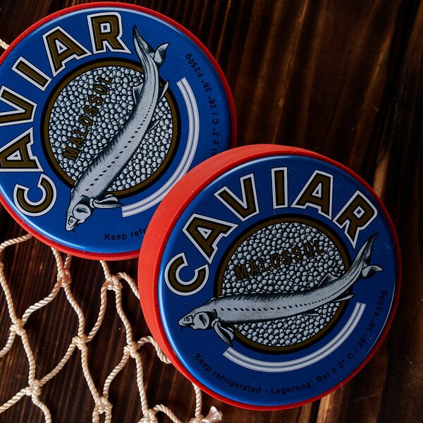 Икра черная осетровая Высший сорт, 250 гр