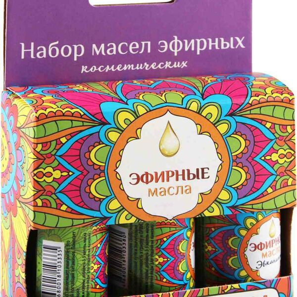 Набор эфирных масел косметических Eva для бани и сауны