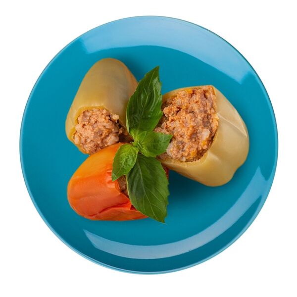 Перец с мясным фаршем в томатно-сливочном соусе от бренд-шефа АВ