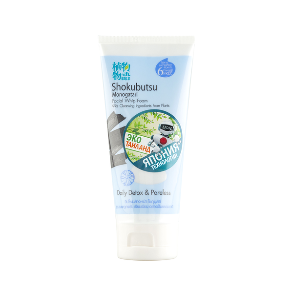 Пенка-детокс Shokubutsu для умывания с углём 100 г