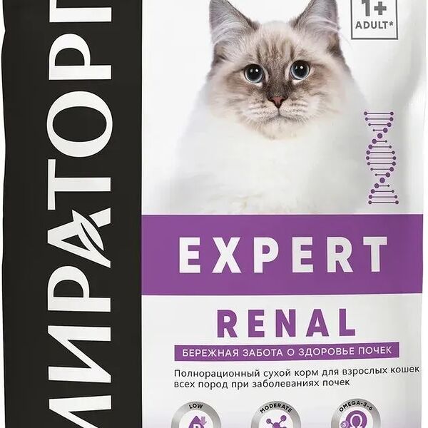Сухой корм для кошек Мираторг Expert Renal Бережная забота о здоровье почек 400г