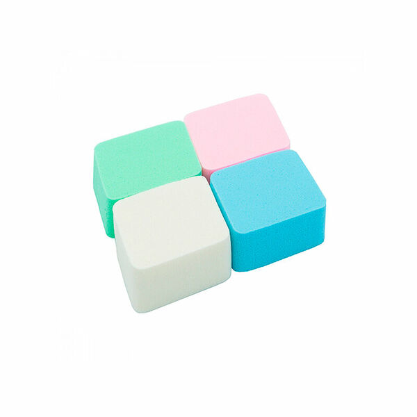 Спонжи для нанесения косметических средств Iron Style Квадрат 26492-42 4 шт