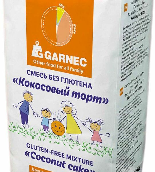 Смесь Garnec Кокосовый торт без глютена