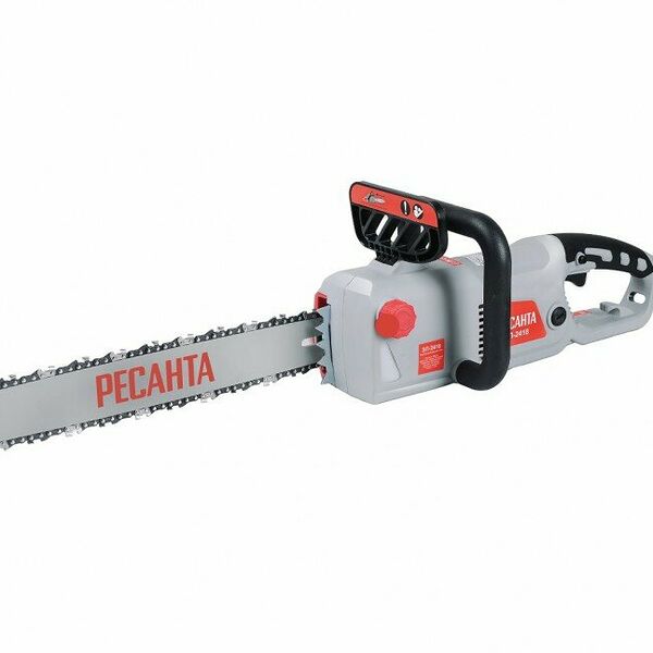 Электропила Ресанта ЭП-2418 с мощностью 2400 Вт, объем двигателя 45 см3