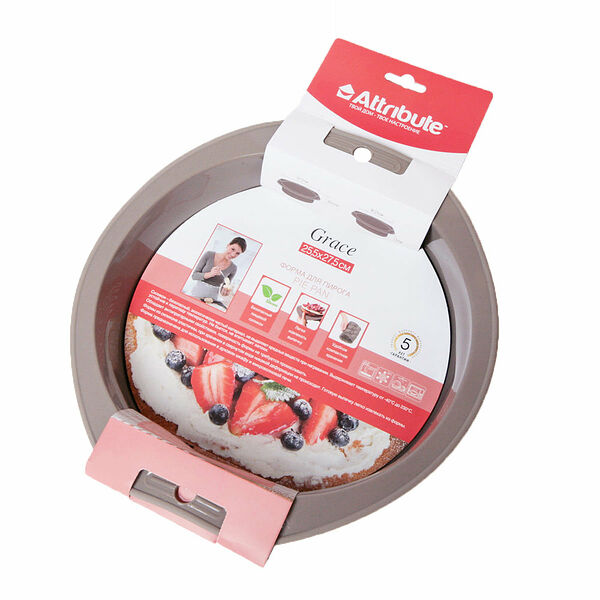 Форма для пирога Attribute Bake Grace круглая 25см