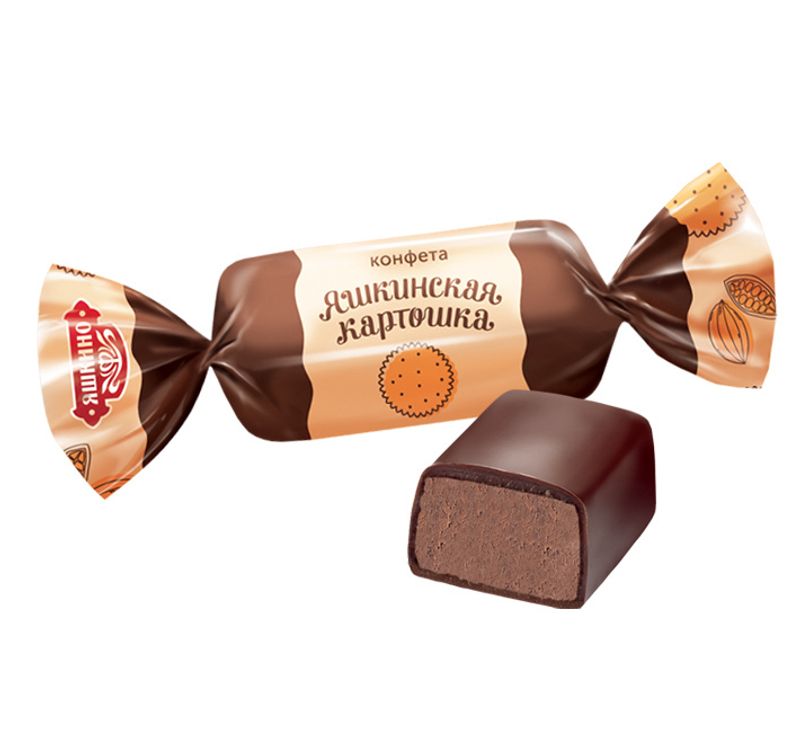 

Конфеты Яшкино Яшкинская картошка вес