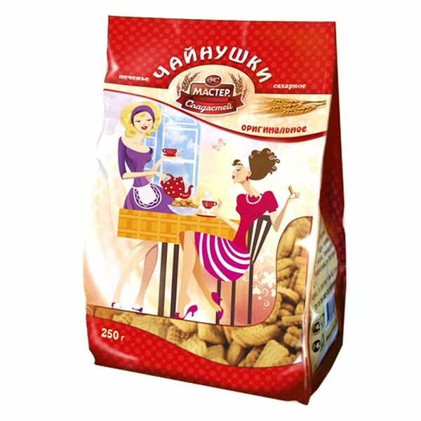 Печенье Чайнушки Мастер Сладостей сахарное, 250г