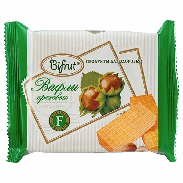 Вафли ореховые ТМ Bifrut (Бифрут)