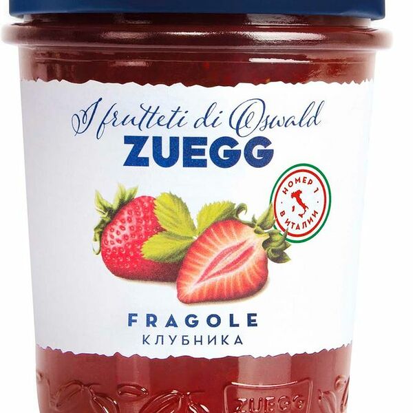 Конфитюр Zuegg клубничный экстра, 320г