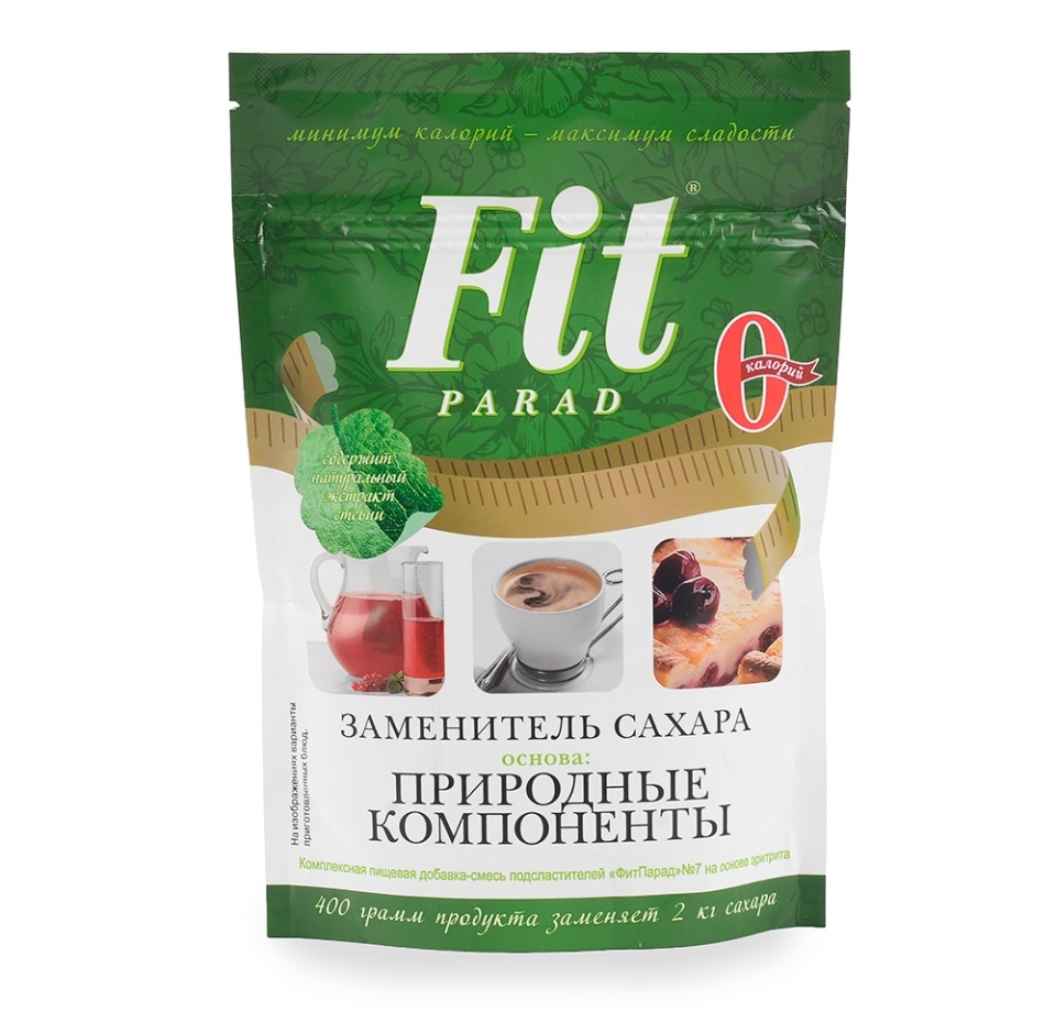 

Заменитель сахара Fit Parad смесь подсластителей №7 500 г