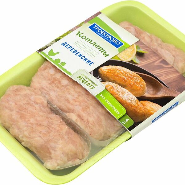 Котлеты куриные Троекурово Деревенские охлажденные