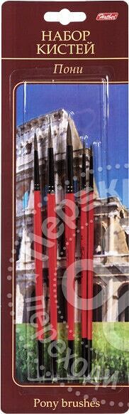 Набор кистей Hatber Пони 5шт
