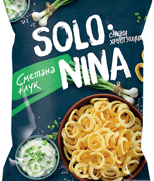 Луковые кольца Solo Nina Сметана и Лук 90 г