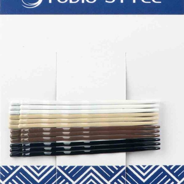 Украшение для волос Studio Style Невидимки цветные, 12 шт.