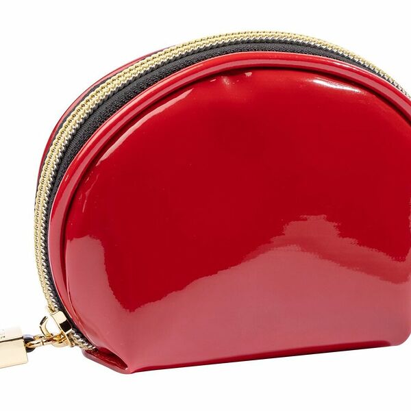 N.1 Косметичка красная овальная малая