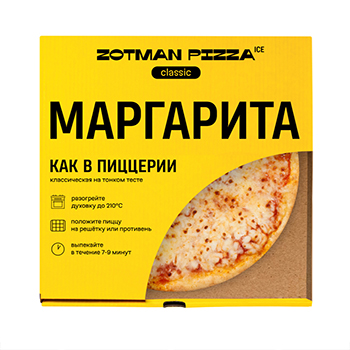 

Пицца Zotman pizza Маргарита 310 г