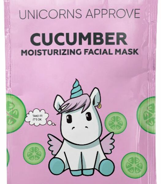 Маска Unicorns Approve с экстрактом огурца тканевая 1шт