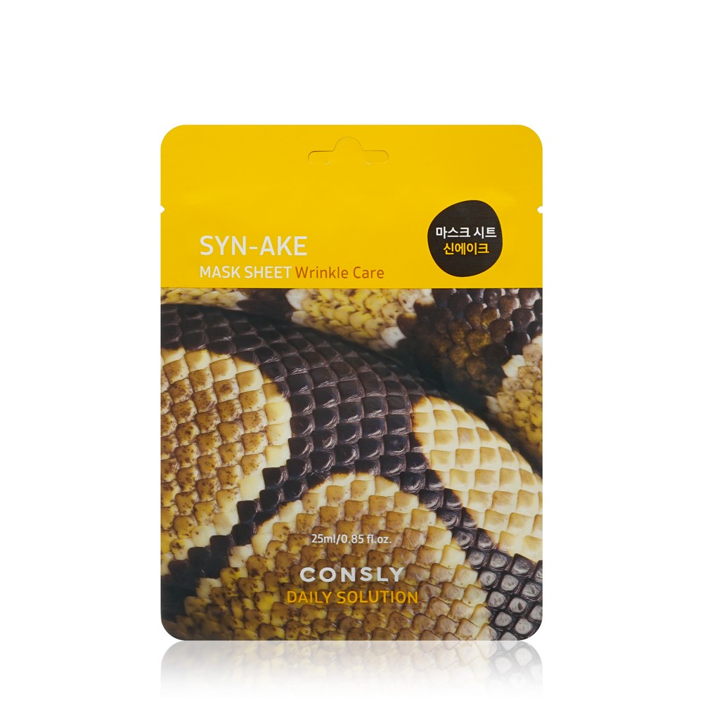 

Маска для лица Consly Daily solution Syn-Ake с пептидом омолаживающая 25 мл