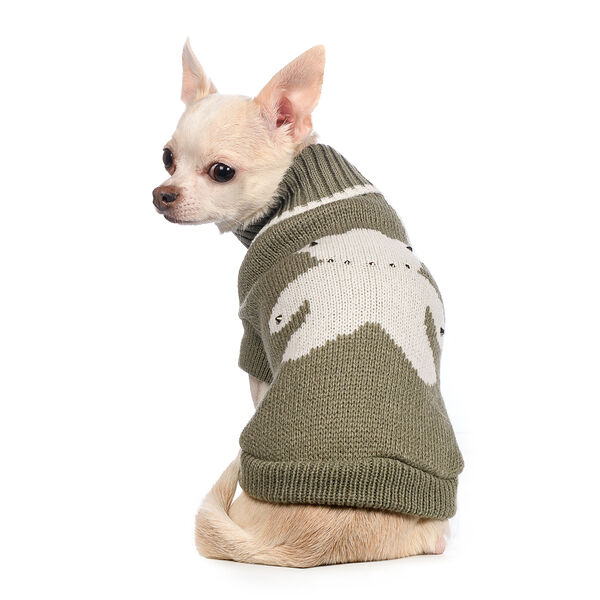 Свитер для собак 55см 4XL серый (унисекс)