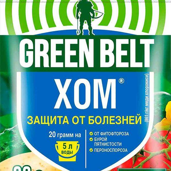 Защитное средство Хом Грин Бэлт для овощных культур от болезней 20г