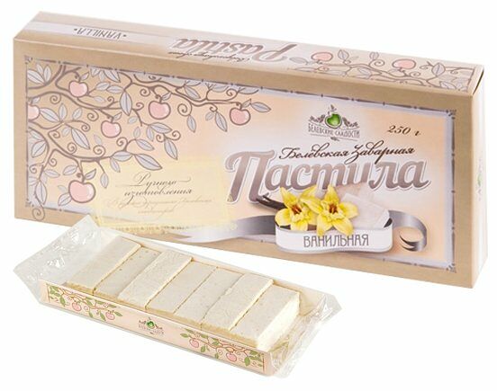 Пастила Белевские сладости Белёвская заварная ванильная, 250г