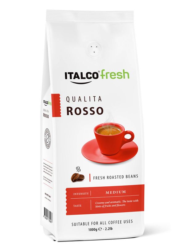 

Кофе в зернах Italco Qualita Rosso 1 кг