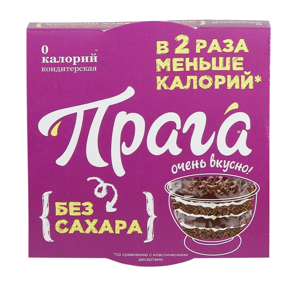 

Пирожное из заварного крема Прага 0 калорий с шоколадным бисквитом 85 г