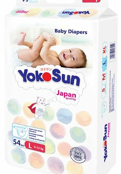 Подгузники Yokosun L (9-13 кг) 54 шт.