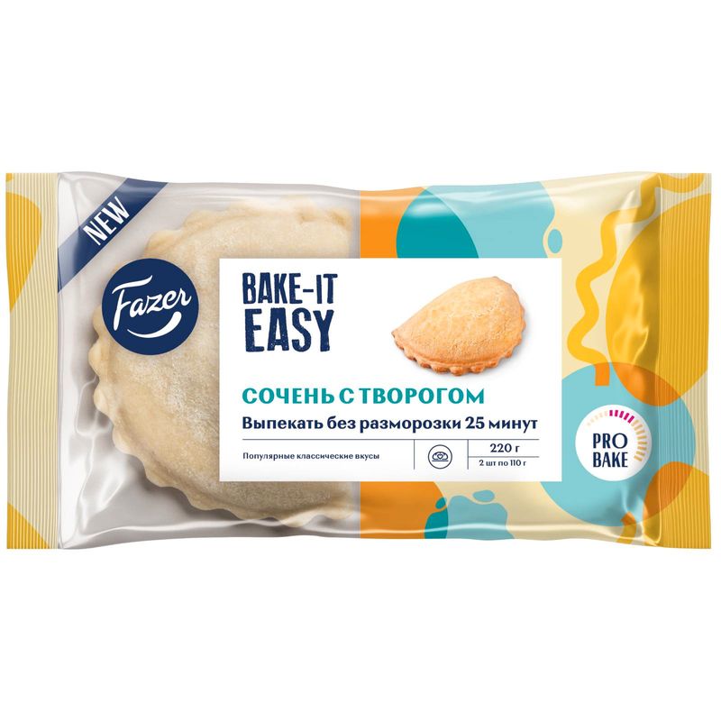 

Сочень Хлебный дом с творогом замороженный 220 г