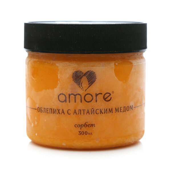 Мороженое сорбет Amore Облепиха с алтайским мёдом 300 г