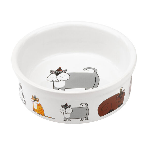 Миска Trixie керамическая круглая 300мл TR4009 для кошек в ассортименте