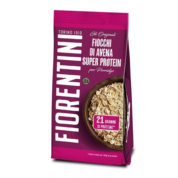 Хлопья овсяные крупные с клетчаткой и протеином Fiorentini 350г, Италия