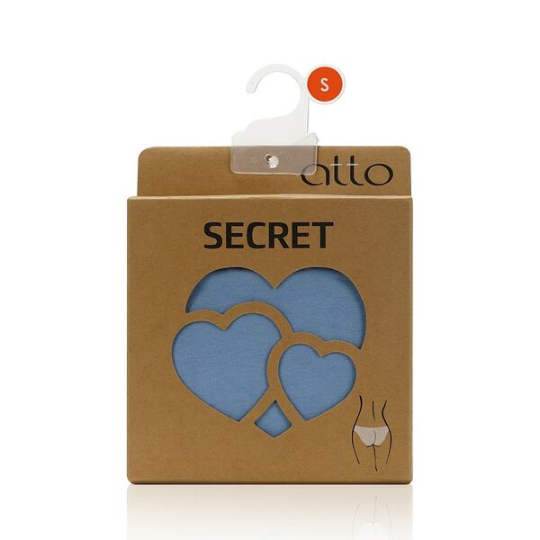 Женские трусы-слипы Atto Secret, голубые, S