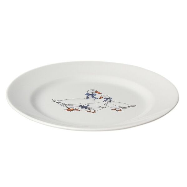 Тарелка десертная Добруш Гуси, 17.5 см, фарфор