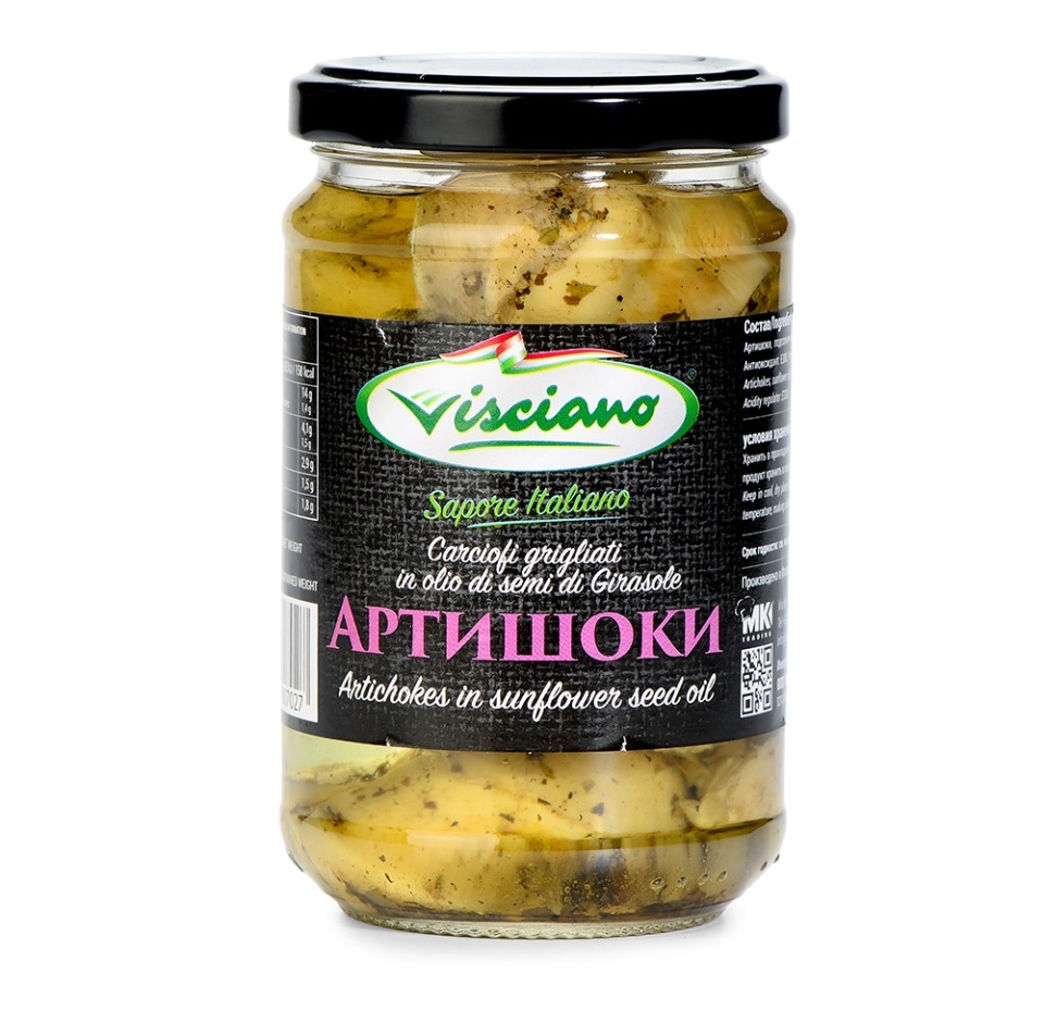 

Артишоки жаренные на гриле в масле, Visciano