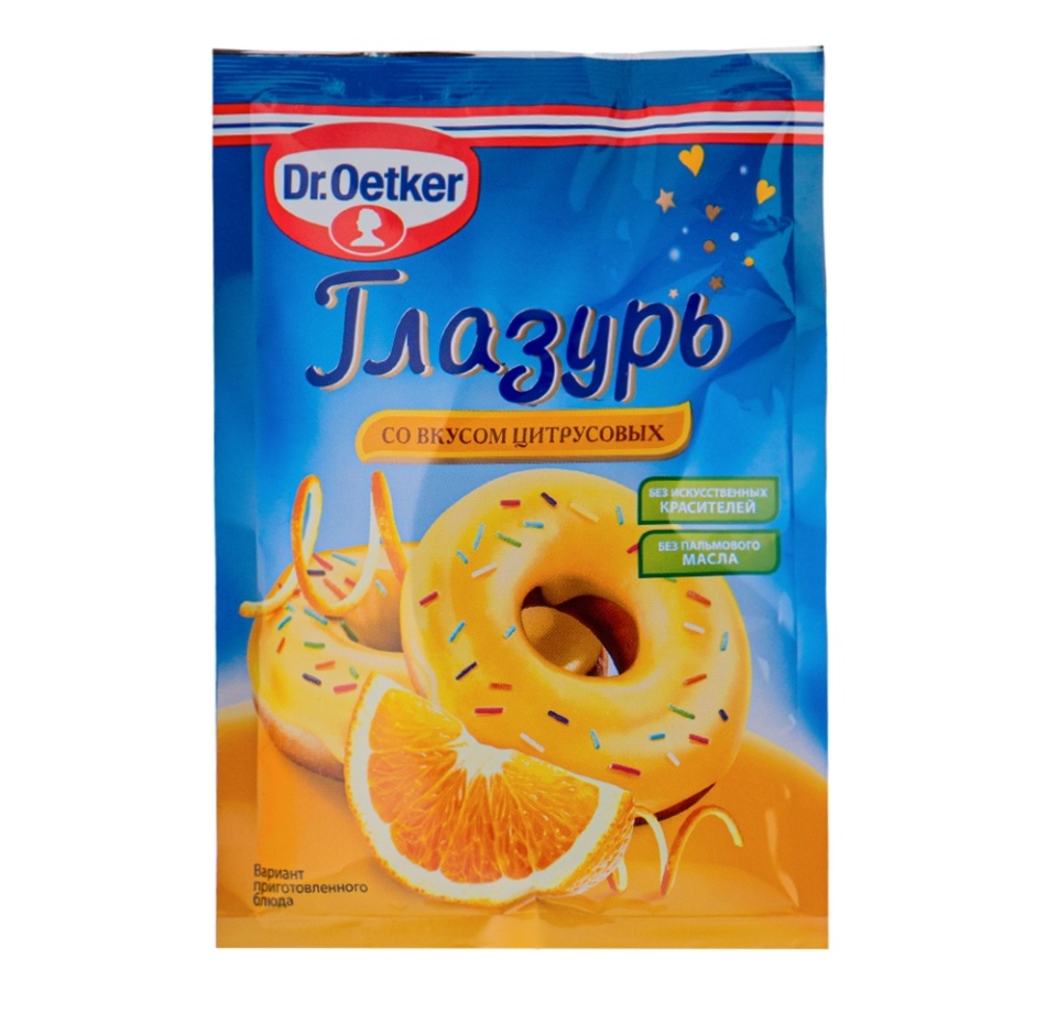 

Глазурь Dr. Bakers со вкусом цитрусовых 90 г