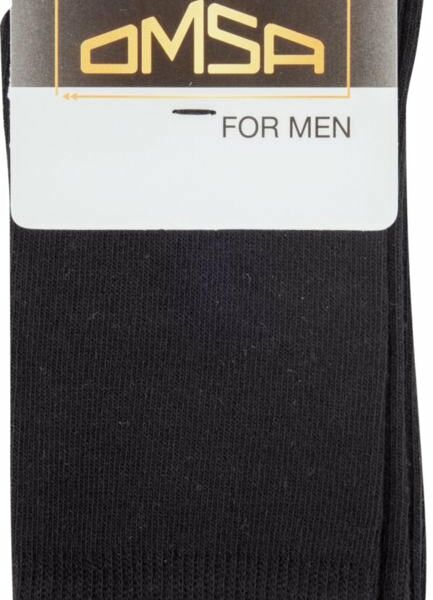 Носки мужские Omsa Eco 401 цвет: черный, размер 45-47 