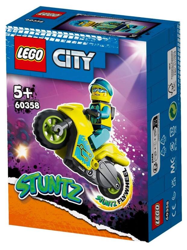 

Конструктор Lego City Кибер-трюковый байк 13 деталей