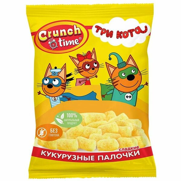 Палочки Crunch Time кукурузные сладкие