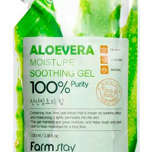 FARMSTAY Гель для лица и тела с экстрактом алоэ увлажняющий успокаивающий, 100 мл